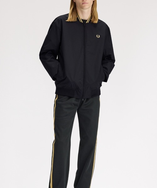 FRED PERRY(フレッドペリー)の「Brentham Bomber Jacket/ブレンサムボンバージャケット(ブルゾン・メンズ・ブラック・S/M/L)」の5枚目の写真