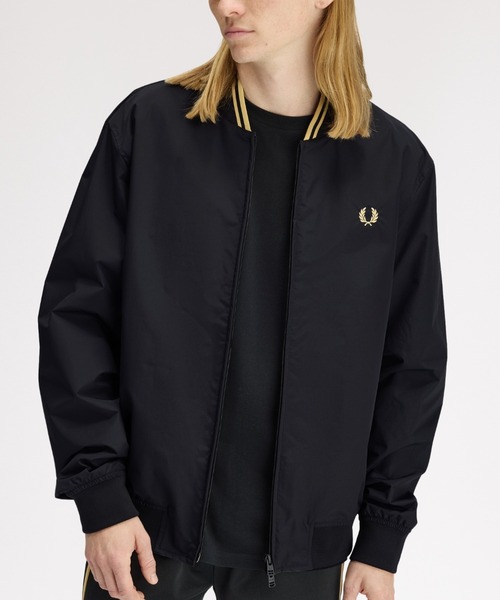 FRED PERRY(フレッドペリー)の「Brentham Bomber Jacket/ブレンサムボンバージャケット(ブルゾン・メンズ・ブラック・S/M/L)」の7枚目の写真