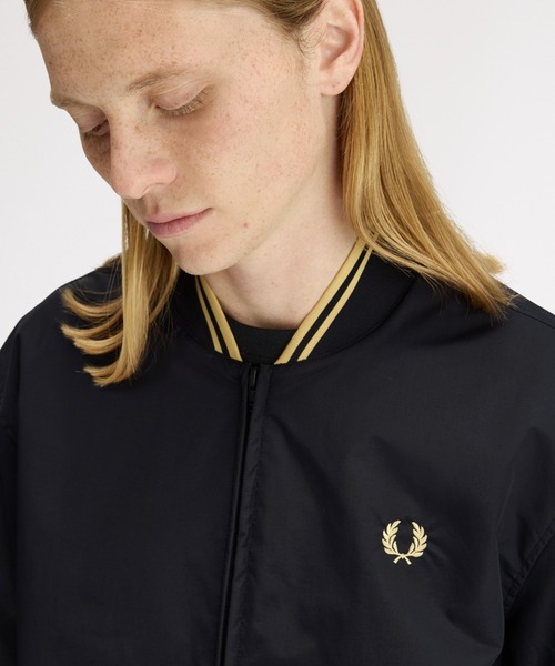 FRED PERRY(フレッドペリー)の「Brentham Bomber Jacket/ブレンサムボンバージャケット(ブルゾン・メンズ・ブラック・S/M/L)」の10枚目の写真