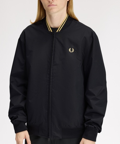 FRED PERRY(フレッドペリー)の「Brentham Bomber Jacket/ブレンサムボンバージャケット(ブルゾン・メンズ・ブラック・S/M/L)」の6枚目の写真