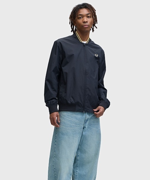 FRED PERRY(フレッドペリー)の「Brentham Bomber Jacket/ブレンサムボンバージャケット(ブルゾン・メンズ・ブラック・S/M/L)」の21枚目の写真