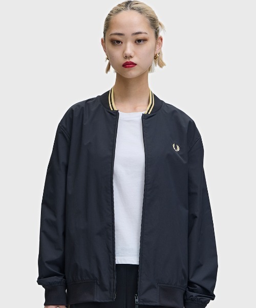 FRED PERRY(フレッドペリー)の「Brentham Bomber Jacket/ブレンサムボンバージャケット(ブルゾン・メンズ・ブラック・S/M/L)」の19枚目の写真