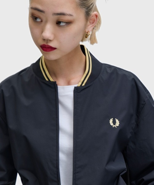 FRED PERRY(フレッドペリー)の「Brentham Bomber Jacket/ブレンサムボンバージャケット(ブルゾン・メンズ・ブラック・S/M/L)」の18枚目の写真