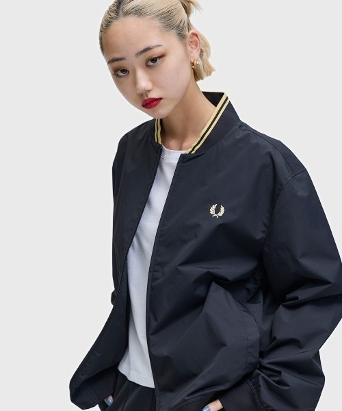 FRED PERRY(フレッドペリー)の「Brentham Bomber Jacket/ブレンサムボンバージャケット(ブルゾン・メンズ・ブラック・S/M/L)」の17枚目の写真
