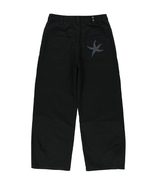 THECOLDESTMOMENT(ザコールデストモーメント)の「TCM starfish chino pants (black)(その他パンツ・レディース・その他・S/M/L)」の8枚目の写真