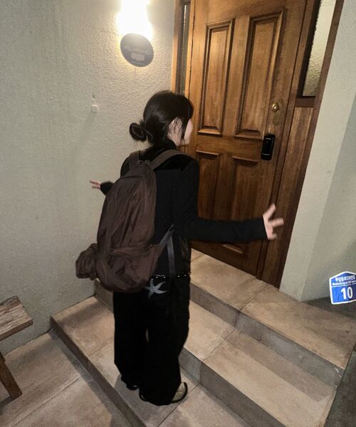 THECOLDESTMOMENT(ザコールデストモーメント)の「TCM starfish chino pants (black)(その他パンツ・レディース・その他・S/M/L)」の2枚目の写真
