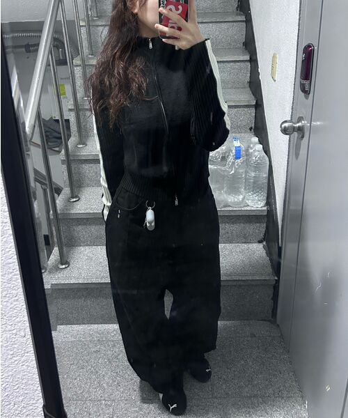 THECOLDESTMOMENT(ザコールデストモーメント)の「TCM starfish chino pants (black)(その他パンツ・レディース・その他・S/M/L)」の3枚目の写真