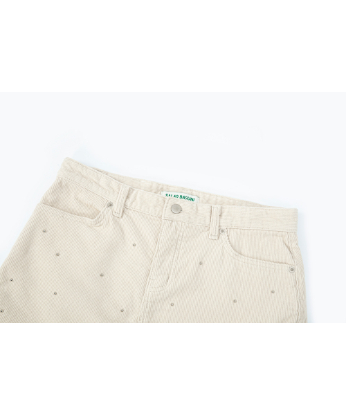 SALAD BAGUNI（サラダバグニ）の「Pearl Corduroy Mini Skirt - ivory（スカート・レディース・その他・M/S）」の3枚目の写真