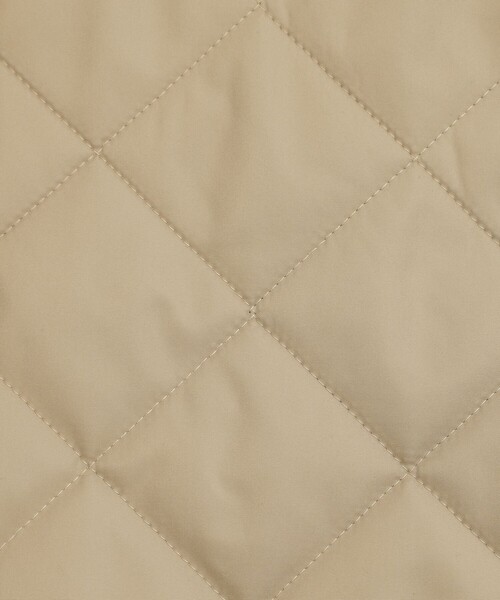 MACKINTOSH PHILOSOPHY（ﾏｯｷﾝﾄｯｼｭ ﾌｨﾛｿﾌｨｰ）の「【ROYTON MIDDLE WIDE(ロイトンミドルワイド)】（ノーカラーコート・レディース・ベージュ/ネイビー・36/38）」の3枚目の写真
