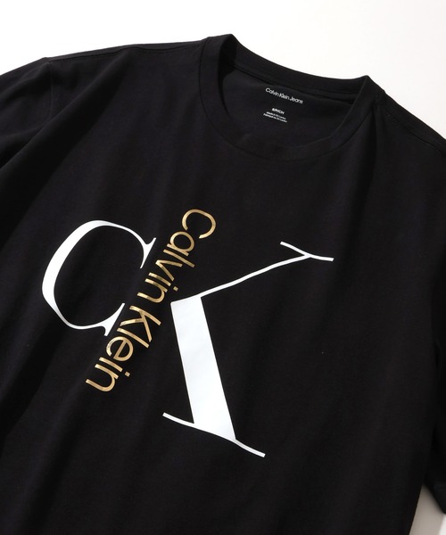 Calvin Klein（カルバン・クライン）の「【Calvin Klein/カルバンクライン】ショートスリーブ テキスト モノグラム クルーネック Tシャツ（Tシャツ/カットソー・メンズ・ホワイト系1/ブラック/ホワイト系2・M/S/XL/L）」の14枚目の写真