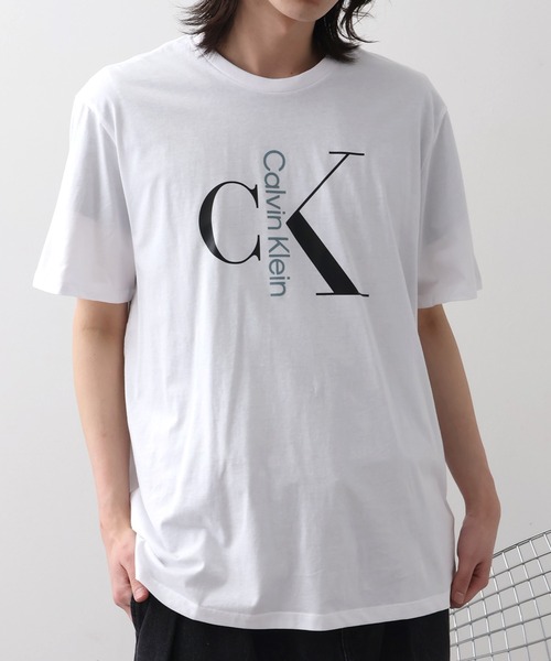 Calvin Klein（カルバン・クライン）の「【Calvin Klein/カルバンクライン】ショートスリーブ テキスト モノグラム クルーネック Tシャツ（Tシャツ/カットソー・メンズ・ホワイト系1/ブラック/ホワイト系2・M/S/XL/L）」の19枚目の写真