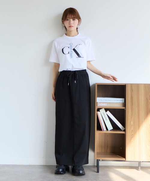 Calvin Klein（カルバン・クライン）の「【Calvin Klein/カルバンクライン】ショートスリーブ テキスト モノグラム クルーネック Tシャツ（Tシャツ/カットソー・メンズ・ホワイト系1/ブラック/ホワイト系2・M/S/XL/L）」の11枚目の写真