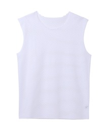 JOHN LAWRENCE SULLIVAN（ジョンローレンスサリバン）の「COTTON MESH SLEEVELESS TOP（Tシャツ/カットソー）」