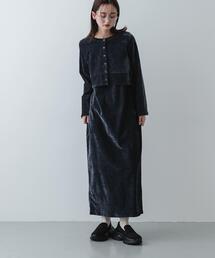 SENSE OF PLACE by URBAN RESEARCH | 2Pベロアアンサンブルワンピース(ワンピース)