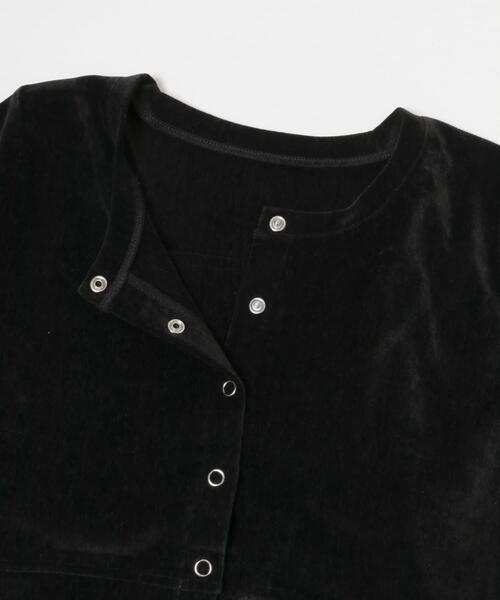 SENSE OF PLACE by URBAN RESEARCH（センスオブプレイスバイアーバンリサーチ）の「2Pベロアアンサンブルワンピース（ワンピース・レディース・アイボリー/ネイビー/ブラック・ONE/S）」の9枚目の写真