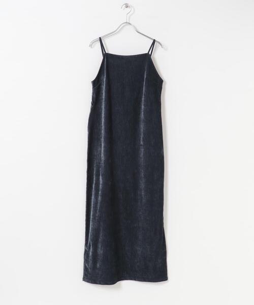 SENSE OF PLACE by URBAN RESEARCH（センスオブプレイスバイアーバンリサーチ）の「2Pベロアアンサンブルワンピース（ワンピース・レディース・アイボリー/ネイビー/ブラック・ONE/S）」の18枚目の写真