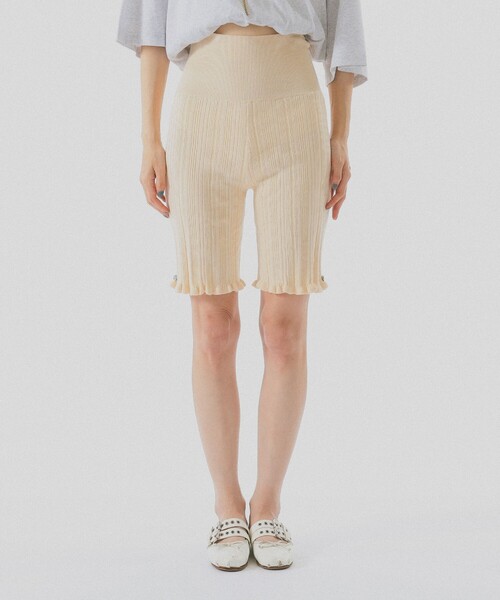BEAMS COUTURE(ビームスクチュール)の「コットン ニット パンツ 26SS(その他パンツ・レディース・ホワイト系その他5/ブラック/ピンク/グレー・ONE SIZE)」の12枚目の写真