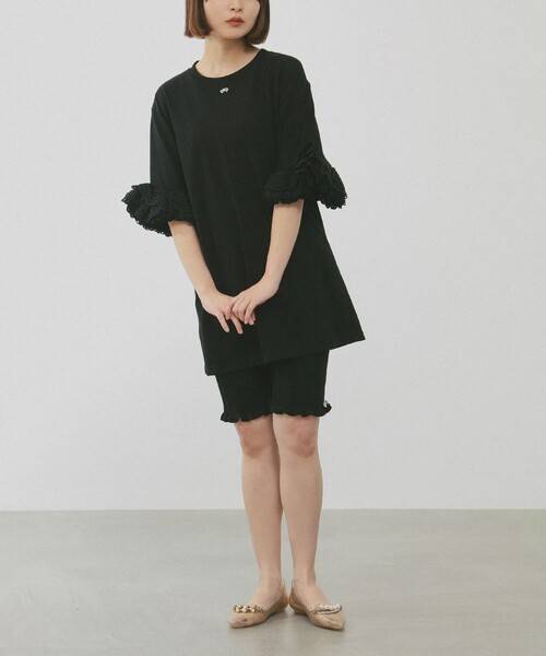 BEAMS COUTURE(ビームスクチュール)の「コットン ニット パンツ 26SS(その他パンツ・レディース・ホワイト系その他5/ブラック/ピンク/グレー・ONE SIZE)」の15枚目の写真
