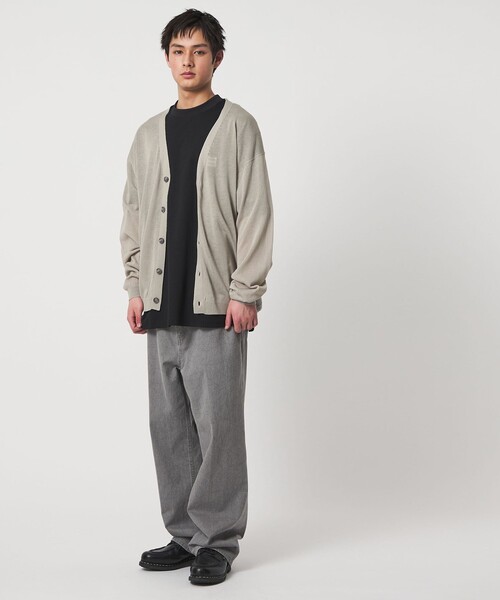 CITEN(シテン)の「<CITEN>ペーパーライクニットカーディガン(カーディガン/ボレロ・メンズ・ライトグレー/ネイビー/ブラック・L/M)」の7枚目の写真