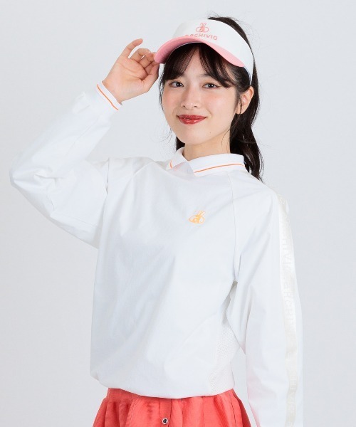 archivio(アルチビオ)の「<LADIES>バックメッシュ冷感プルオーバー(その他トップス・レディース・ホワイト/ネイビー・L/M/S)」の15枚目の写真