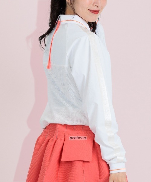 archivio(アルチビオ)の「<LADIES>バックメッシュ冷感プルオーバー(その他トップス・レディース・ホワイト/ネイビー・L/M/S)」の22枚目の写真