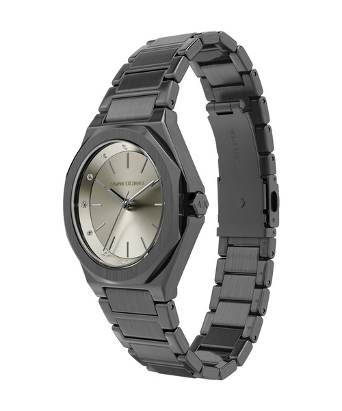 ARMANI EXCHANGE(アルマーニエクスチェンジ)の「アルマーニ・エクスチェンジ 腕時計 レディース アナログ ステンレス AX4625(アナログ腕時計・レディース・チャコールグレー・FREE)」の6枚目の写真