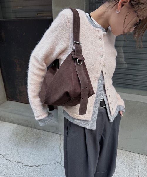 nananamoe(ナナナモエ)の「shell button layered knit cardigan(ニット/セーター・レディース・ピンク/ブラウン/ベージュ・FREE)」の20枚目の写真