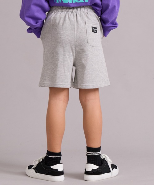 PAIRMANON STREET(ペアマノンストリート)の「裏毛 シンプル カラバリ ストリートショートパンツ【PAIRMANON STREET】(スウェットパンツ・キッズ・レッド/ブラウン/グリーン/イエロー/パープル/グレー/ブラック・110/120/130/140/150/160/90/100)」の9枚目の写真