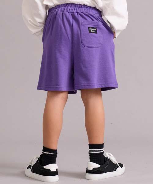 PAIRMANON STREET(ペアマノンストリート)の「裏毛 シンプル カラバリ ストリートショートパンツ【PAIRMANON STREET】(スウェットパンツ・キッズ・レッド/ブラウン/グリーン/イエロー/パープル/グレー/ブラック・110/120/130/140/150/160/90/100)」の18枚目の写真