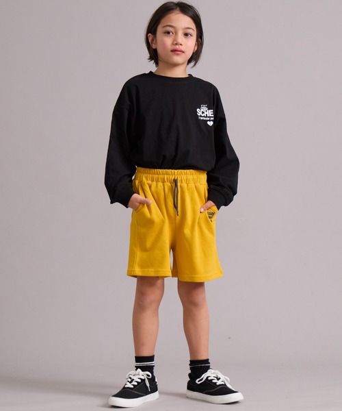 PAIRMANON STREET(ペアマノンストリート)の「裏毛 シンプル カラバリ ストリートショートパンツ【PAIRMANON STREET】(スウェットパンツ・キッズ・レッド/ブラウン/グリーン/イエロー/パープル/グレー/ブラック・110/120/130/140/150/160/90/100)」の19枚目の写真