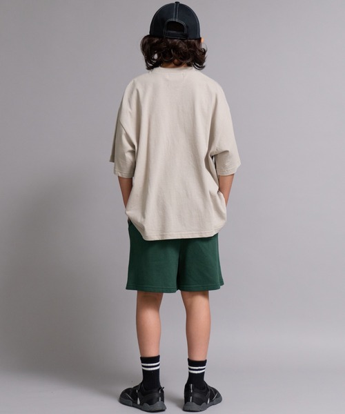 PAIRMANON STREET(ペアマノンストリート)の「裏毛 シンプル カラバリ ストリートショートパンツ【PAIRMANON STREET】(スウェットパンツ・キッズ・レッド/ブラウン/グリーン/イエロー/パープル/グレー/ブラック・110/120/130/140/150/160/90/100)」の21枚目の写真