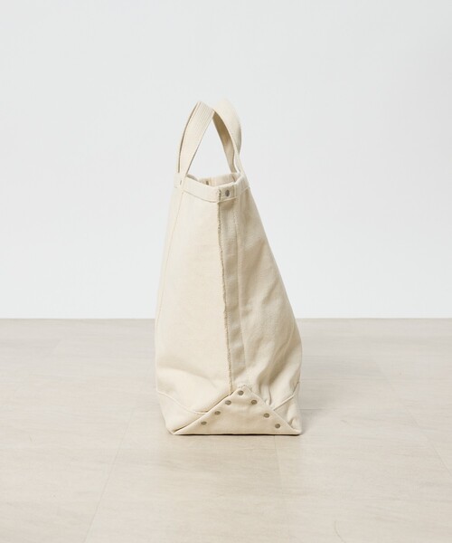 ABAHOUSE（アバハウス）の「【BELL SYSTEM / ベルシステム】Canvas Tool Bag / キャンバスツールバッグ/ ユニセックス/Lショート（トートバッグ・メンズ・アイボリー・フリー）」の4枚目の写真
