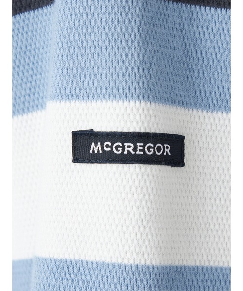 McGREGOR(マックレガー)の「Wフェイスボーダー(ポロシャツ・メンズ・ライトグリーン/ブルー/アイボリー・M/L/XL)」の8枚目の写真