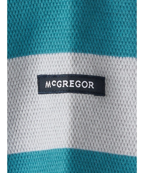 McGREGOR(マックレガー)の「Wフェイスボーダー(ポロシャツ・メンズ・ライトグリーン/ブルー/アイボリー・M/L/XL)」の10枚目の写真