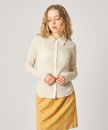 Steven Alan | <Steven Alan>クレープ シャツ カーディガン(カーディガン/ボレロ)