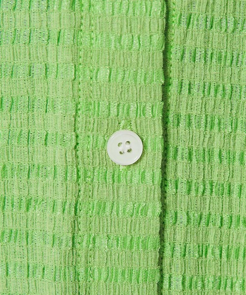 Steven Alan（スティーブンアラン）の「＜Steven Alan＞クレープ シャツ カーディガン（カーディガン/ボレロ・レディース・ケリーグリーン/ネイビー/オフホワイト・FREE）」の16枚目の写真