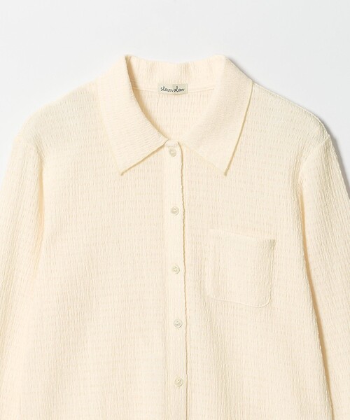 Steven Alan（スティーブンアラン）の「＜Steven Alan＞クレープ シャツ カーディガン（カーディガン/ボレロ・レディース・ケリーグリーン/ネイビー/オフホワイト・FREE）」の20枚目の写真