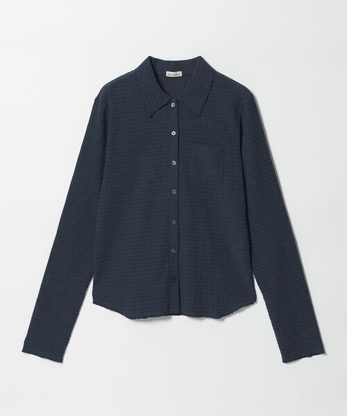 Steven Alan（スティーブンアラン）の「＜Steven Alan＞クレープ シャツ カーディガン（カーディガン/ボレロ・レディース・ケリーグリーン/ネイビー/オフホワイト・FREE）」の22枚目の写真