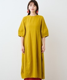 mensha! ガーゼでドレスアップ!コクーンシルエットワンピース