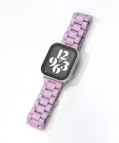 Urban Coral(アーバンコーラル)の「Apple Watch Band / アップルウォッチ カラーレジンバンド / Urban Coral(デジタル腕時計・レディース・ブラック/ライトブルー/ホワイト/グリーン系その他/ラベンダー・40mm)」の9枚目の写真