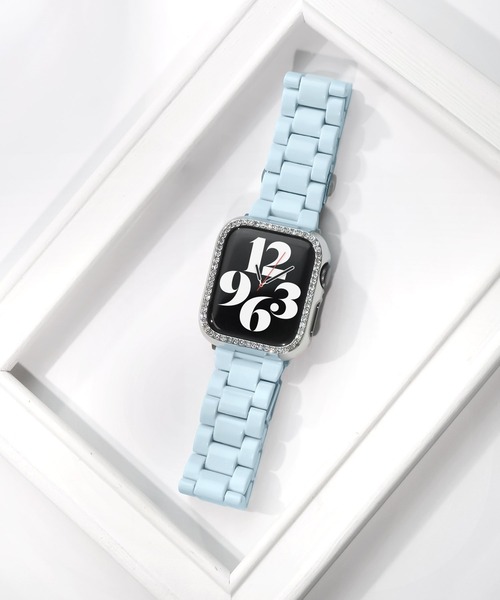 Urban Coral(アーバンコーラル)の「Apple Watch Band / アップルウォッチ カラーレジンバンド / Urban Coral(デジタル腕時計・レディース・ブラック/ライトブルー/ホワイト/グリーン系その他/ラベンダー・40mm)」の8枚目の写真