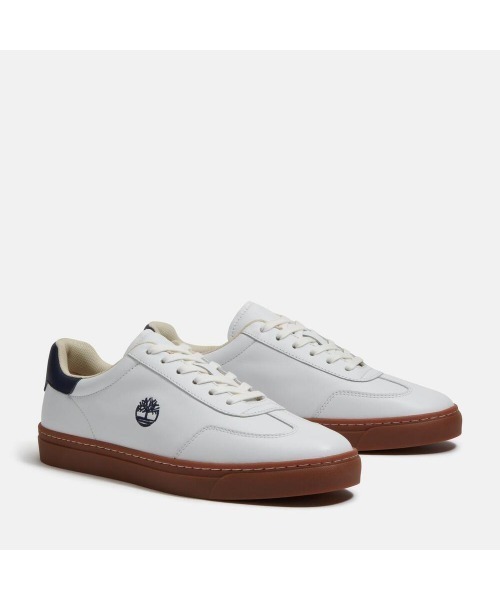 Timberland(ティンバーランド)の「リスボン エッセンシャル スニーカー メンズ(スニーカー・メンズ・ホワイト×ネイビー・28.0cm/28.5cm/29.0cm/30.0cm/25.0cm/25.5cm/26.0cm/26.5cm/27.0cm/27.5cm)」の3枚目の写真