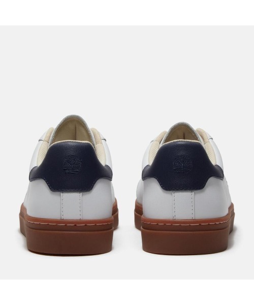 Timberland(ティンバーランド)の「リスボン エッセンシャル スニーカー メンズ(スニーカー・メンズ・ホワイト×ネイビー・28.0cm/28.5cm/29.0cm/30.0cm/25.0cm/25.5cm/26.0cm/26.5cm/27.0cm/27.5cm)」の2枚目の写真