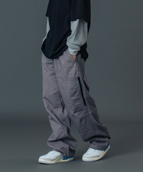XLARGE（エクストララージ）の「SIDE ZIP WORK PANTS（その他パンツ・メンズ・ブラック/グレー/ブルー・S/M/L/XL）」の3枚目の写真