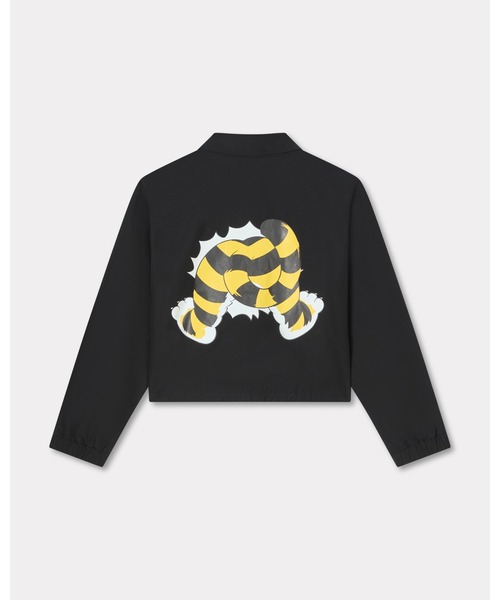 KENZO(ケンゾー)の「'KENZO Wild Tiger' クロップド コーチ ジャケット(ブルゾン・レディース・ブラック系その他・SMALL)」の2枚目の写真