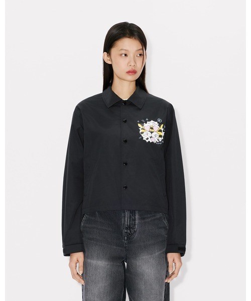 KENZO(ケンゾー)の「'KENZO Wild Tiger' クロップド コーチ ジャケット(ブルゾン・レディース・ブラック系その他・SMALL)」の3枚目の写真