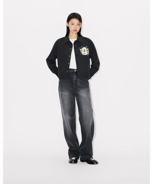 KENZO(ケンゾー)の「'KENZO Wild Tiger' クロップド コーチ ジャケット(ブルゾン・レディース・ブラック系その他・SMALL)」の6枚目の写真