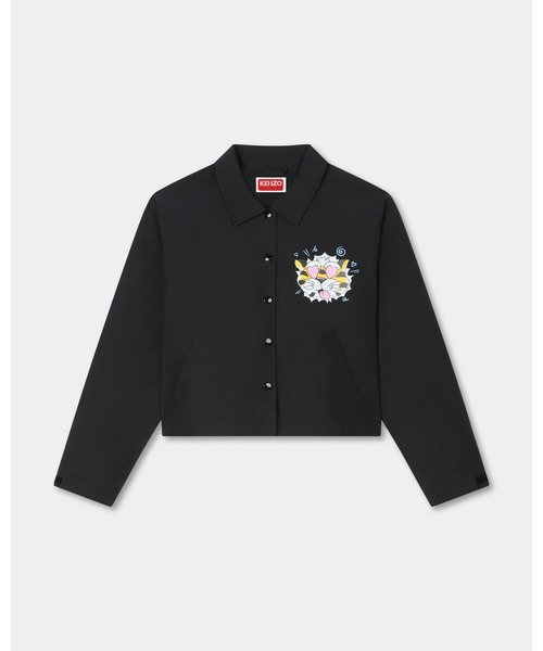 KENZO(ケンゾー)の「'KENZO Wild Tiger' クロップド コーチ ジャケット(ブルゾン・レディース・ブラック系その他・SMALL)」の7枚目の写真