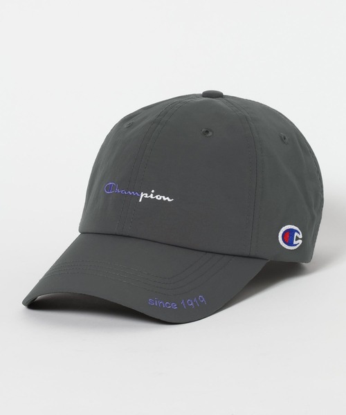 Champion（チャンピオン）の「【Champion(チャンピオン）】別注ナイロンタフタCAP(KIDS)（キャップ・キッズ・ミント/ベージュ/チャコール・FREE）」の2枚目の写真