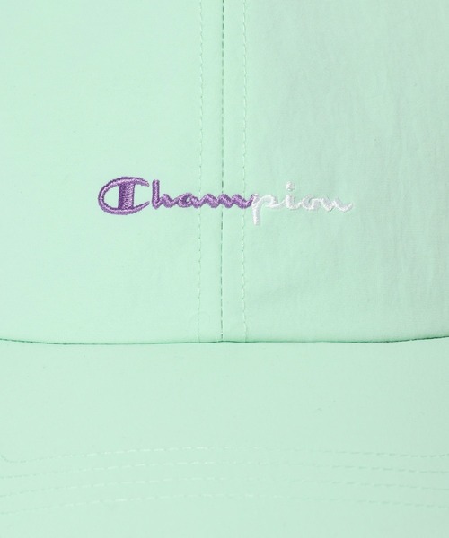 Champion（チャンピオン）の「【Champion(チャンピオン）】別注ナイロンタフタCAP(KIDS)（キャップ・キッズ・ミント/ベージュ/チャコール・FREE）」の19枚目の写真